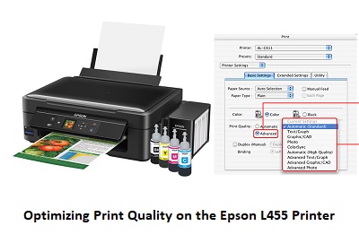 Optimizing Print Quality on the Epson L455 Printer