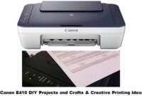 Canon E410 DIY Projects and Crafts & Creative Printing Ideas