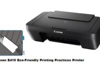 Canon E410 Eco-Friendly Printing Practices Printer