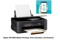 Epson XP-2200 Mobile Printing, Print Anywhere and Anytime