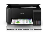 Epson L3110 Driver Installer Free Download