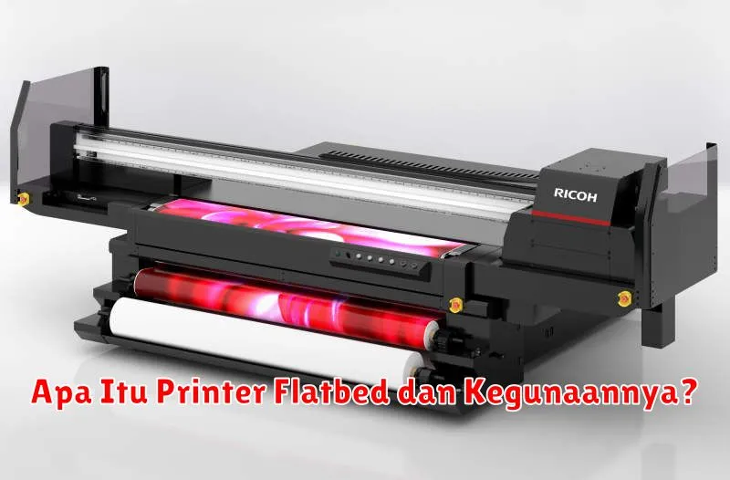 Apa Itu Printer Flatbed dan Kegunaannya?