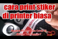 Apakah Printer Bisa Cetak di Kertas Transparan?