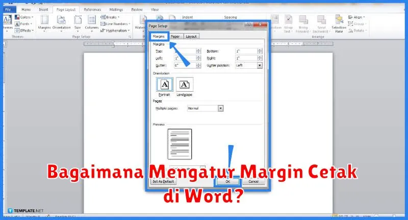 Bagaimana Mengatur Margin Cetak di Word?