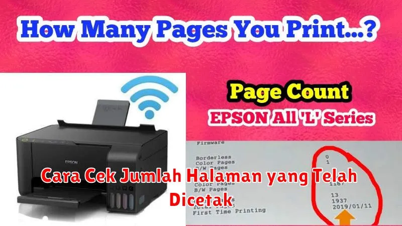Cara Cek Jumlah Halaman yang Telah Dicetak