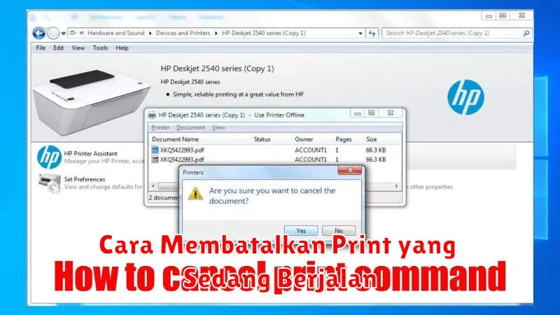 Cara Membatalkan Print yang Sedang Berjalan