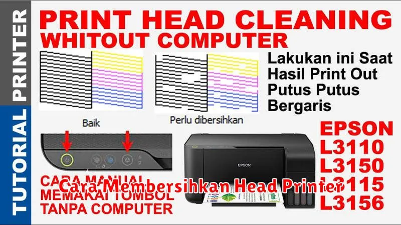 Cara Membersihkan Head Printer