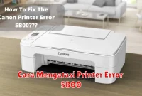Cara Mengatasi Printer Error 5B00