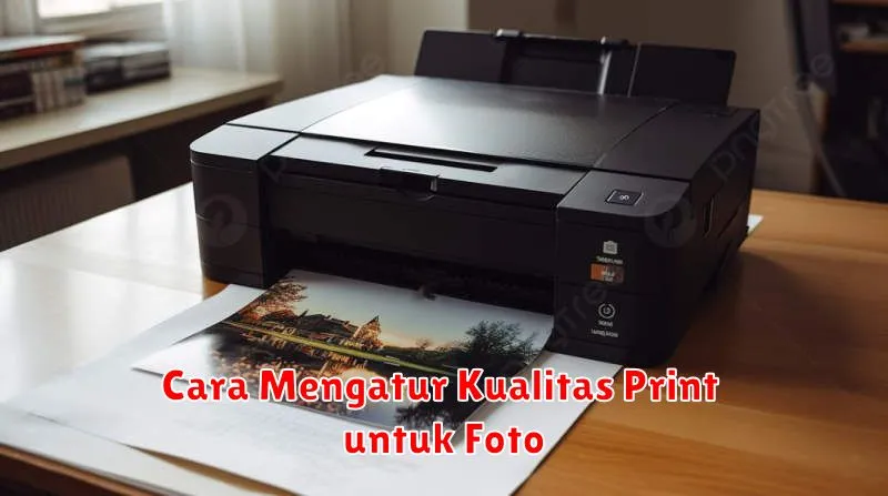 Cara Mengatur Kualitas Print untuk Foto