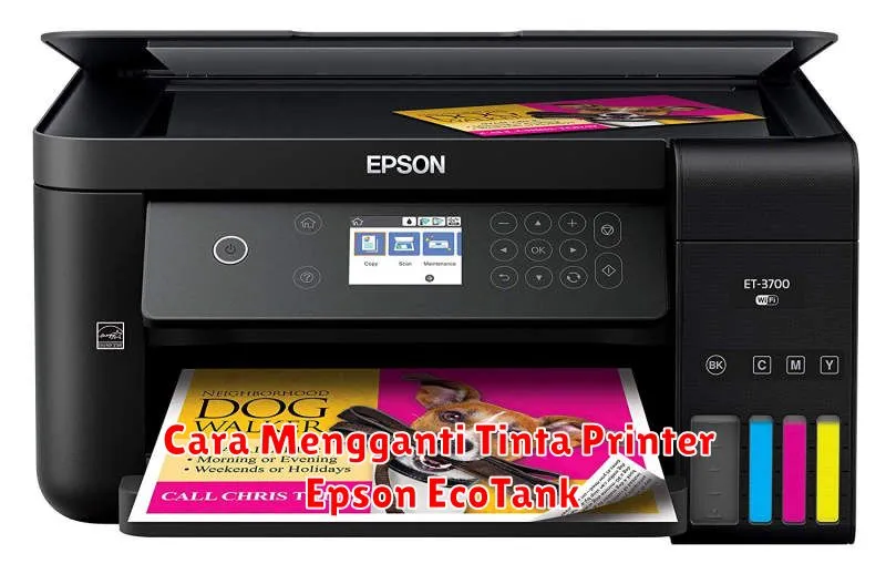 Cara Mengganti Tinta Printer Epson EcoTank