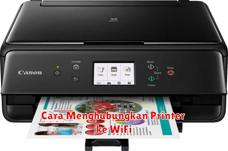 Cara Menghubungkan Printer ke WiFi