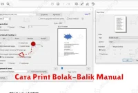 Cara Print Bolak-Balik Manual