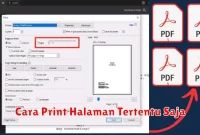 Cara Print Halaman Tertentu Saja