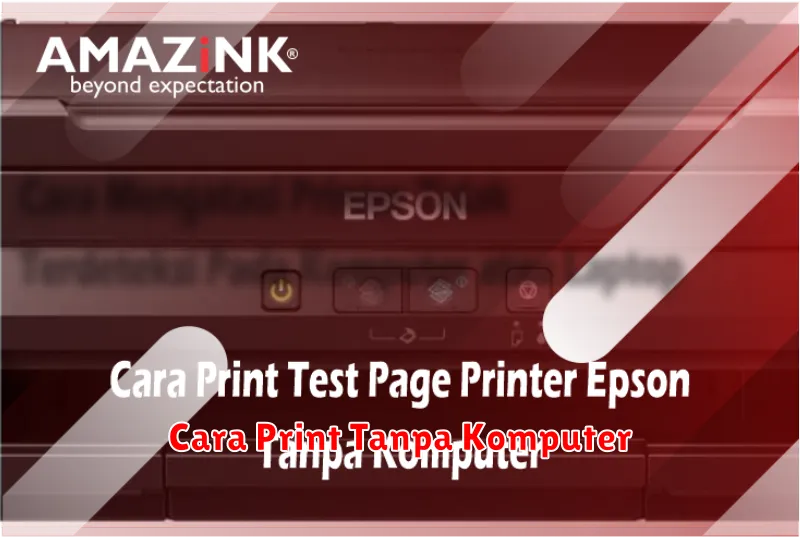 Cara Print Tanpa Komputer