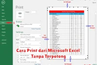 Cara Print dari Microsoft Excel Tanpa Terpotong