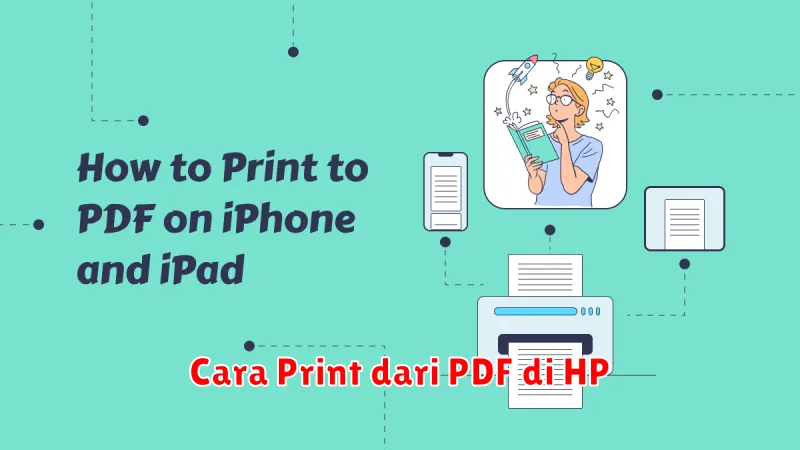 Cara Print dari PDF di HP