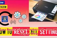 Cara Reset Printer Brother DCP-T420W Step by Step