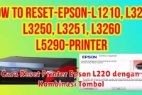 Cara Reset Printer Epson L220 dengan Kombinasi Tombol