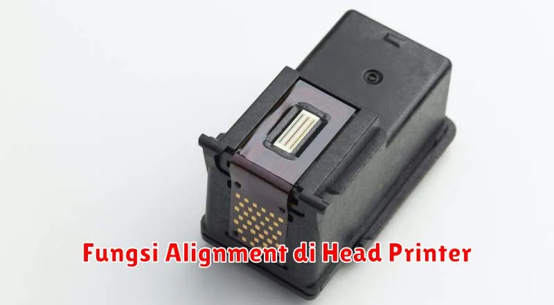 Fungsi Alignment di Head Printer