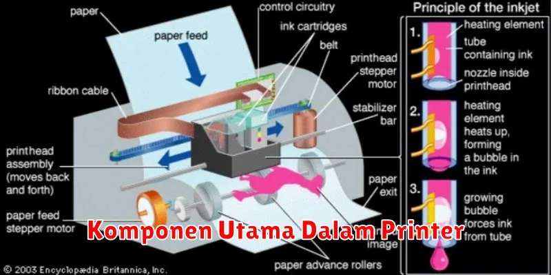 Komponen Utama Dalam Printer