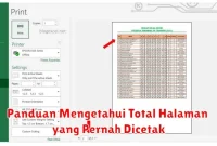 Panduan Mengetahui Total Halaman yang Pernah Dicetak