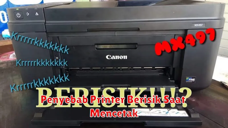 Penyebab Printer Berisik Saat Mencetak