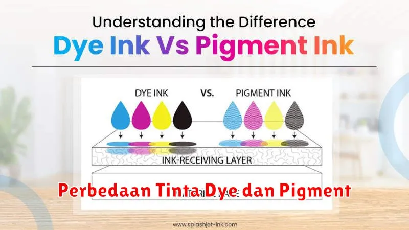 Perbedaan Tinta Dye dan Pigment