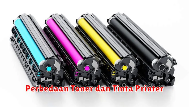 Perbedaan Toner dan Tinta Printer