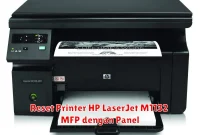 Reset Printer HP LaserJet M1132 MFP dengan Panel