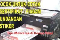 Tips Mencetak di Kertas Tebal