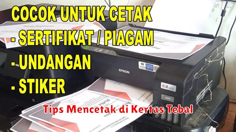 Tips Mencetak di Kertas Tebal